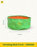 Growbag 18x9.5 inch - 200GSM